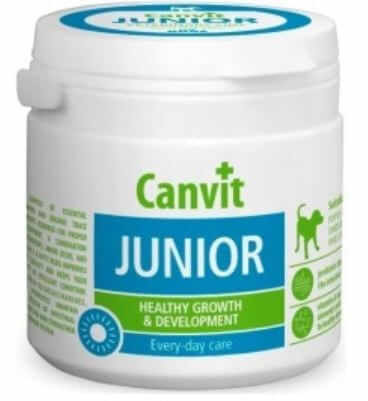Supliment Nutritiv pentru Caini Canvit Junior, 230 g