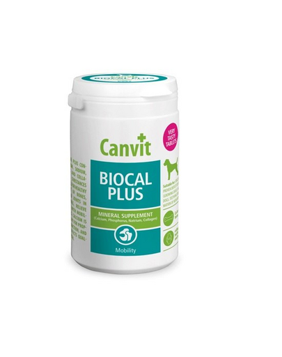 CANVIT Dog Biocal Plus 1000 g pentru caini, supliment nutritiv pentru sistemul musculo-scheletic