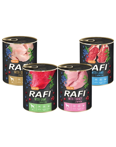 DOLINA NOTECI Rafi Premium Mix Conserve caini, mix arome 32x800g