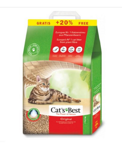 JRS Cat’s Best Original 10 L + 20% GRATIS peleti litiera pisici