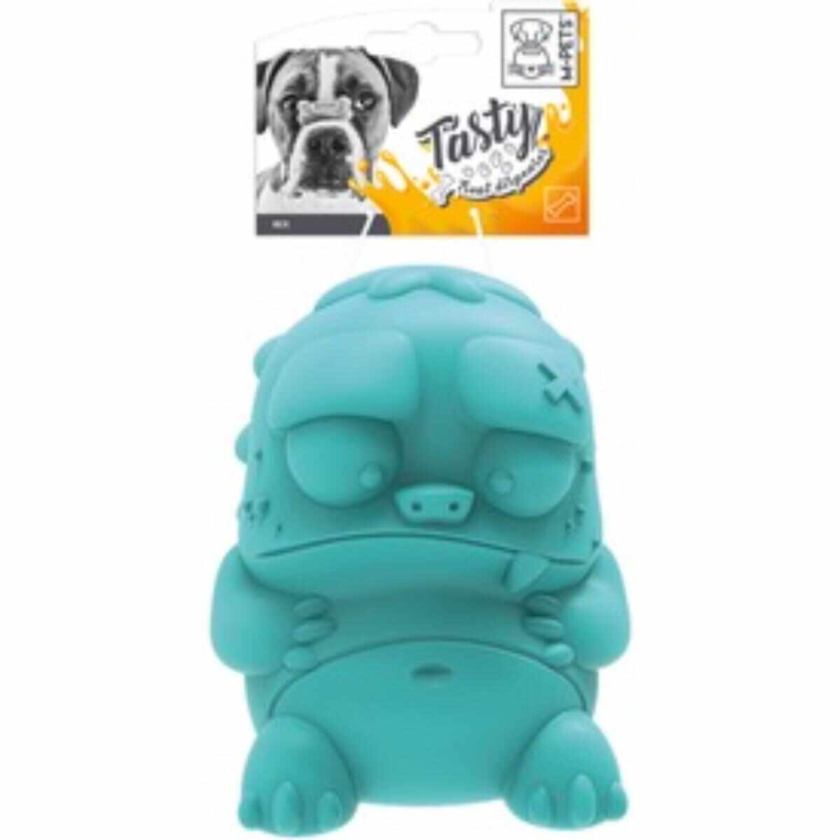 M-PETS Rex, jucărie interactivă câini, eliberare recompense, cauciuc M-PETS Rex, jucărie interactivă câini S-L, eliberare recompense, cauciuc, albastru, 10.5x9cm