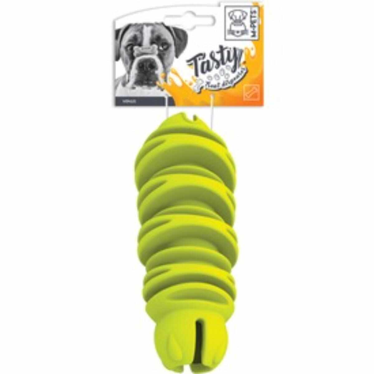 M-PETS Venus, jucărie interactivă câini S-L, eliberare recompense, dentiție, cauciuc, verde 6x6.1cm