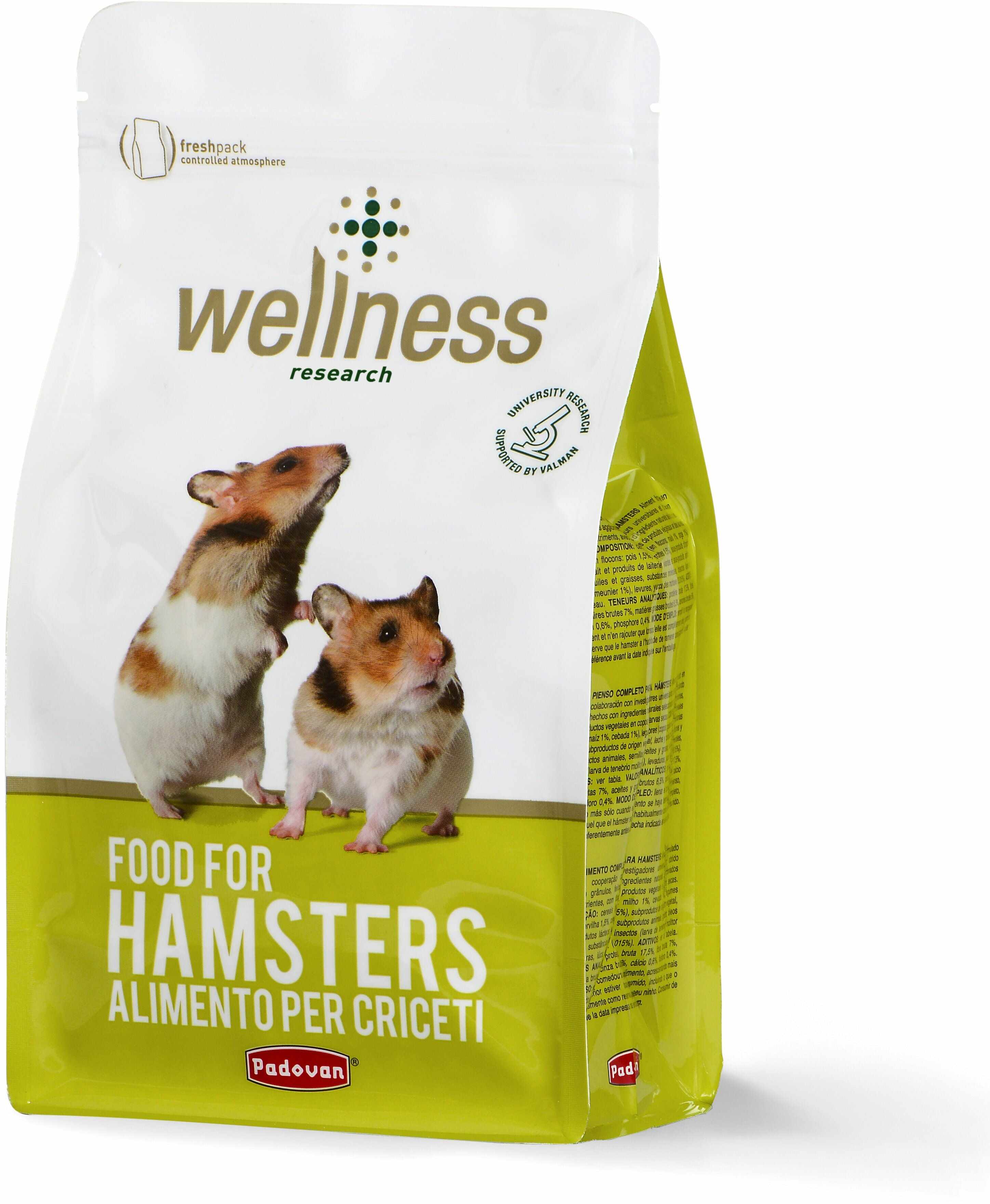 PADOVAN Wellness, Hrană pentru hamsteri 1kg