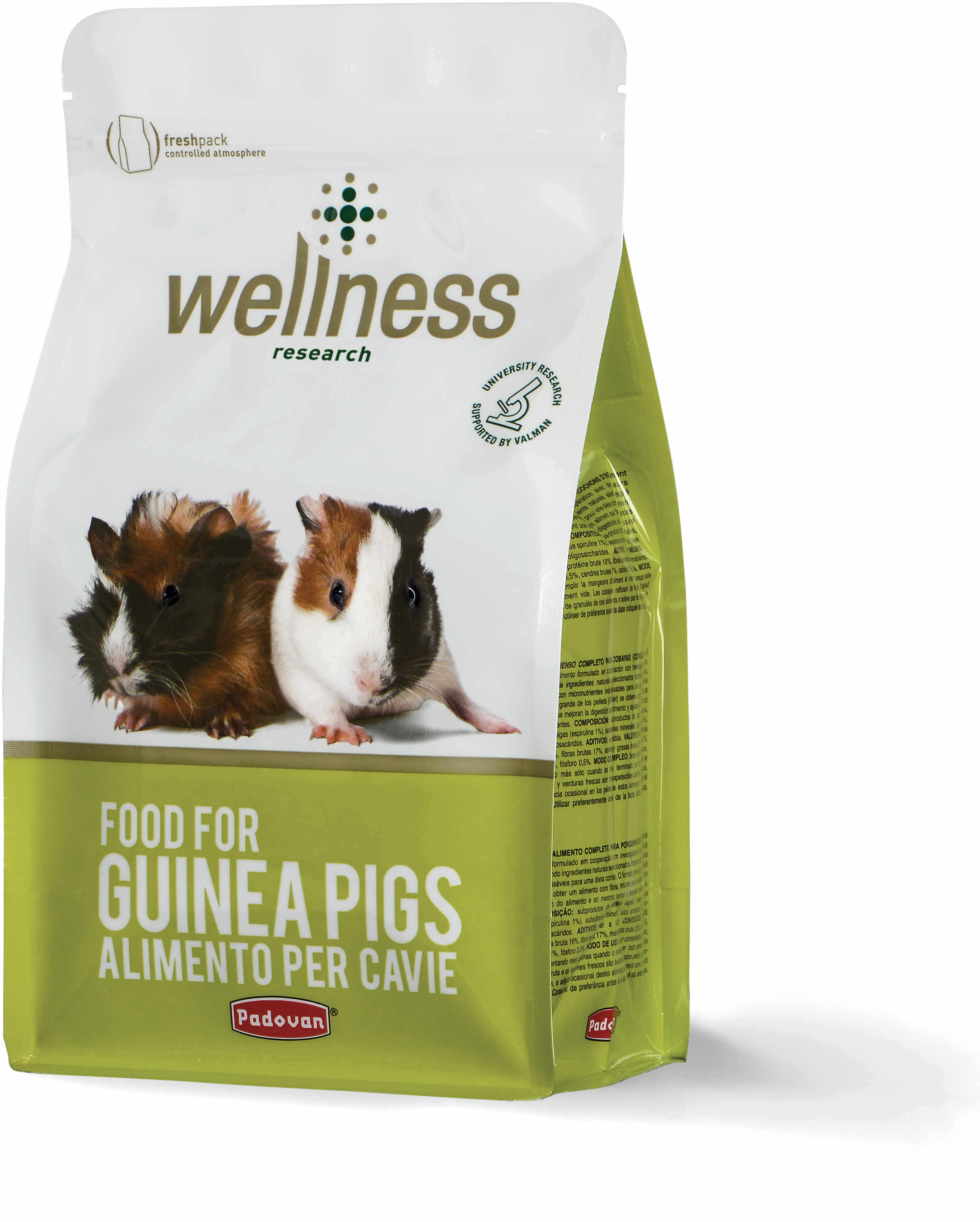PADOVAN Wellness, Hrană pentru porcuşori de Guineea 1kg