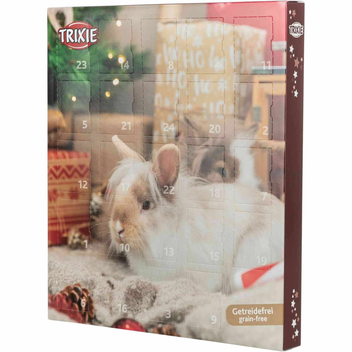 TRIXIE Christmas Advent Calendar, cutie recompense animale mici, 499g