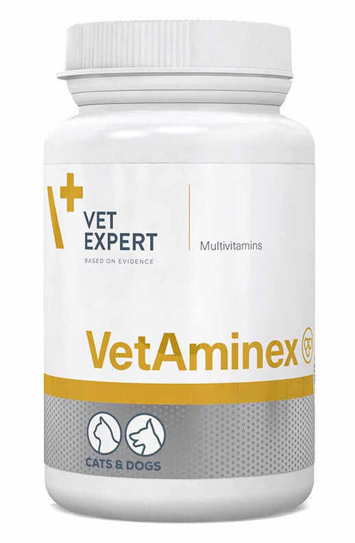 VETEXPERT Vetaminex Suplimente pentru câini şi pisici 60 caps, TwistOff