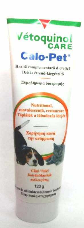 CALO-PET (Vetoquinol) Pastă supliment alimentar nutritiv şi caloric 120g