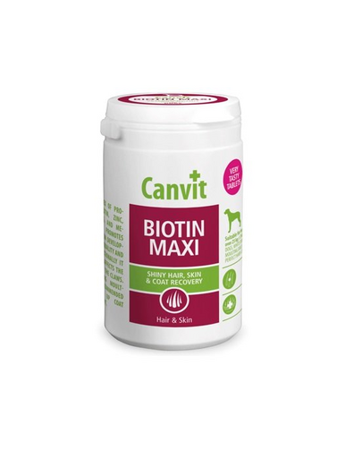 CANVIT Dog Biotin Maxi 230 g Supliment pentru piele si blana pentru caini de talie mare