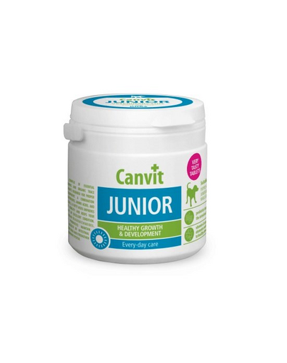 CANVIT Dog Junior 100 g complex de vitamine pentru catelusi