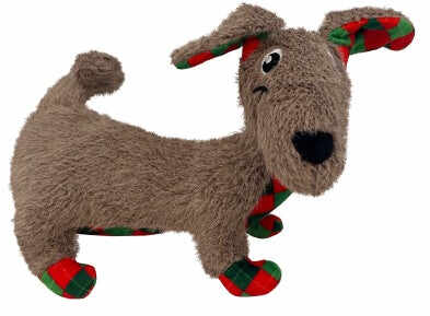 KONG Jucărie pentru câini, Căţeluş, ediţie Crăciun, din pluş, 22,86cm
