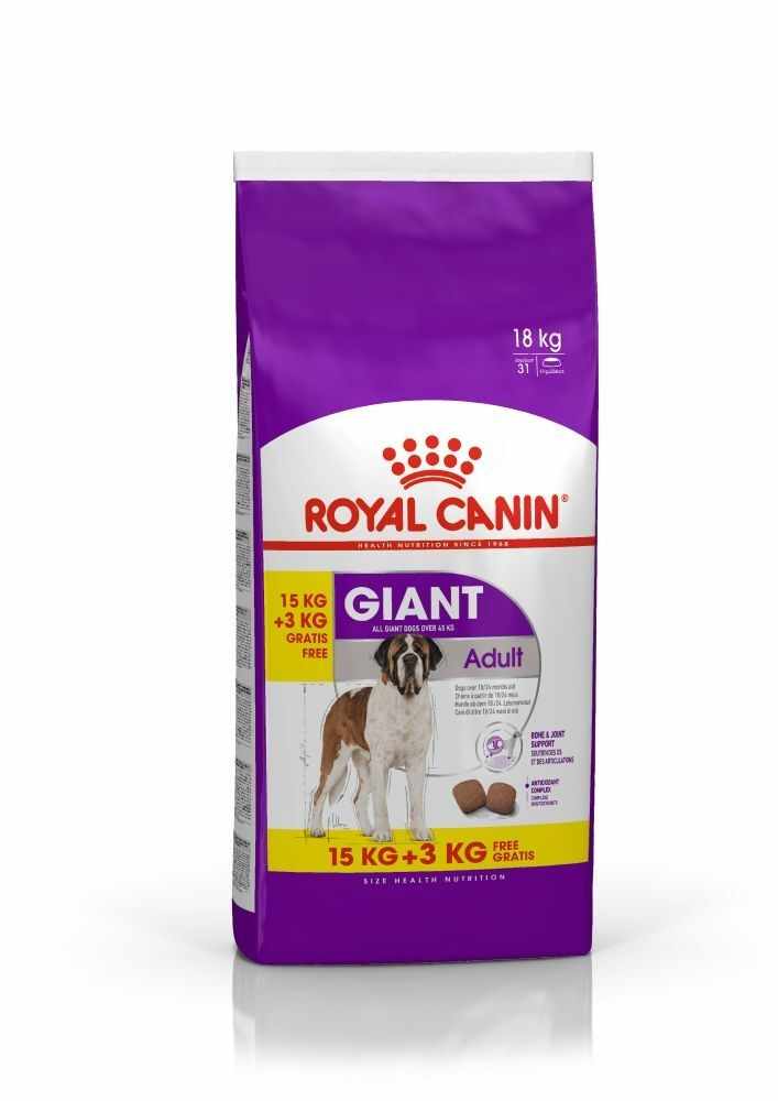Royal Canin Giant Adult hrana uscata caine, 15+3 kg