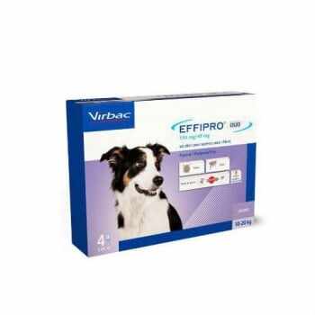 Effipro Duo Dog Virbac M (10-20 kg), 4 pipete