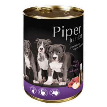 Piper Junior cu Carne de Vitel si Mere, 400 g