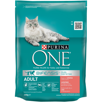 Purina ONE Adult Cat cu Somon si Cereale, 200 g