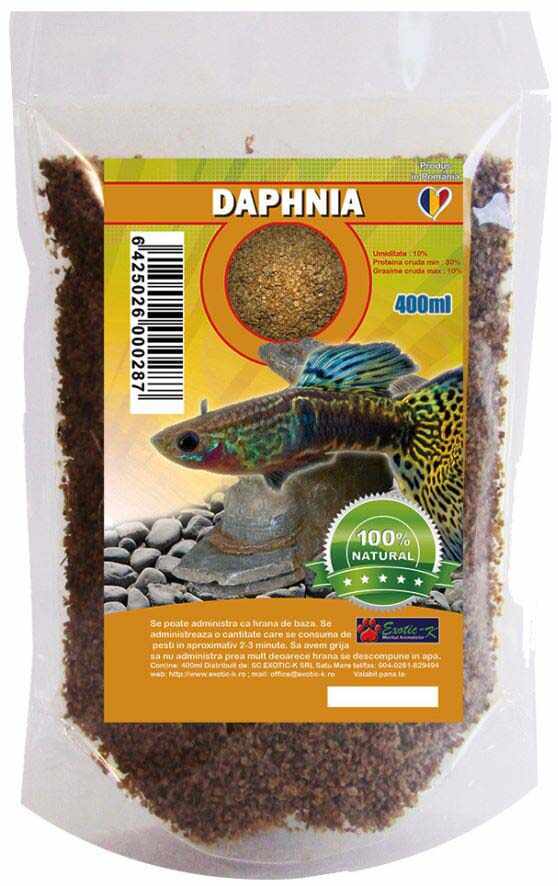 EXOTIK-K Daphnia, pungă 400ml