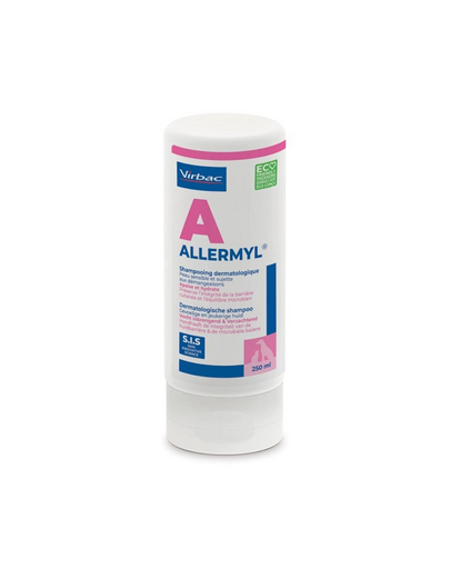 VIRBAC Allermyl Sampon dermatologic pentru piele sensibila cu mancarimi 250 ml, pentru caini si pisici