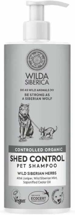 Wilda Siberica, Sampon pentru caini si pisici, antinaparlire, 400 ml