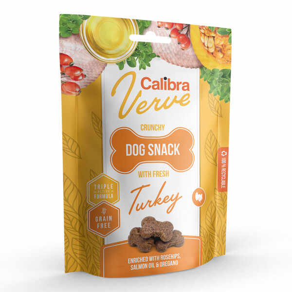 Calibra Dog Verve Crunchy Snack Fresh Turkey, 150g