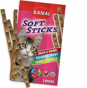 Sanal Cat Salmon and Trout, (3 sticks), 15g