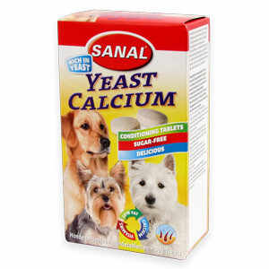 Sanal Dog Yeast Calcium, 100 tablete
