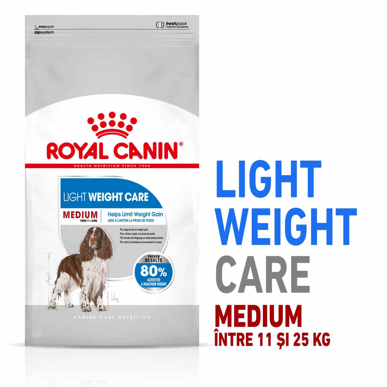 Royal Canin Medium Light Weight Care Adult hrană uscată câine, limitarea creșterii în greutate, 3kg