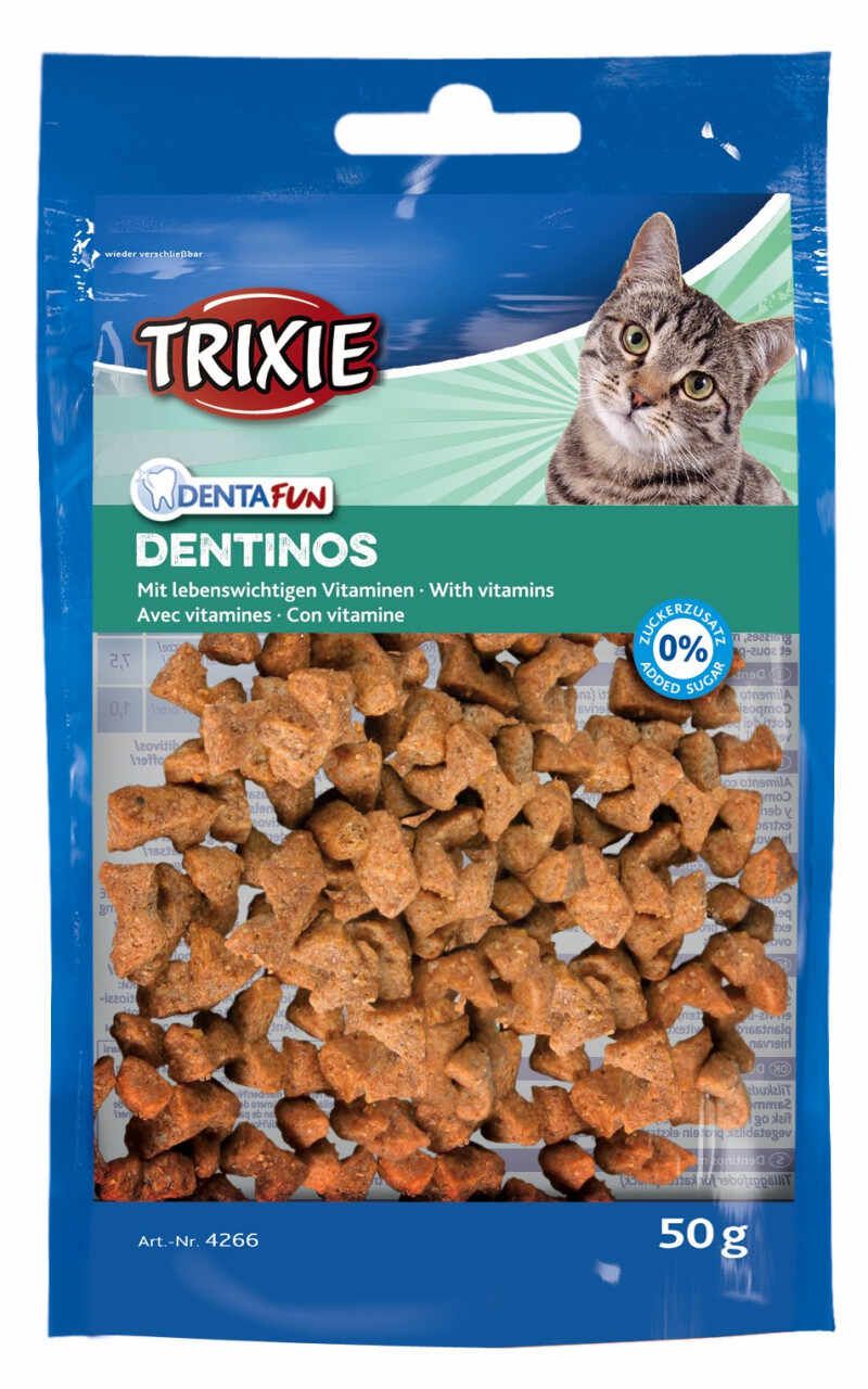 Recompense Pentru Pisici, Denta Fun Dentinos Cu Vitamine, 50g, 4266