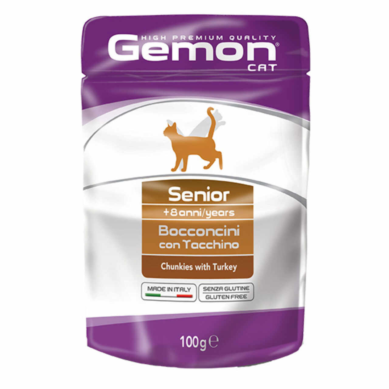 Gemon Cat 100g, Senior, Curcan