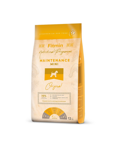 FITMIN Dog Mini Maintenance 12 kg hrana completa caine rasa mica