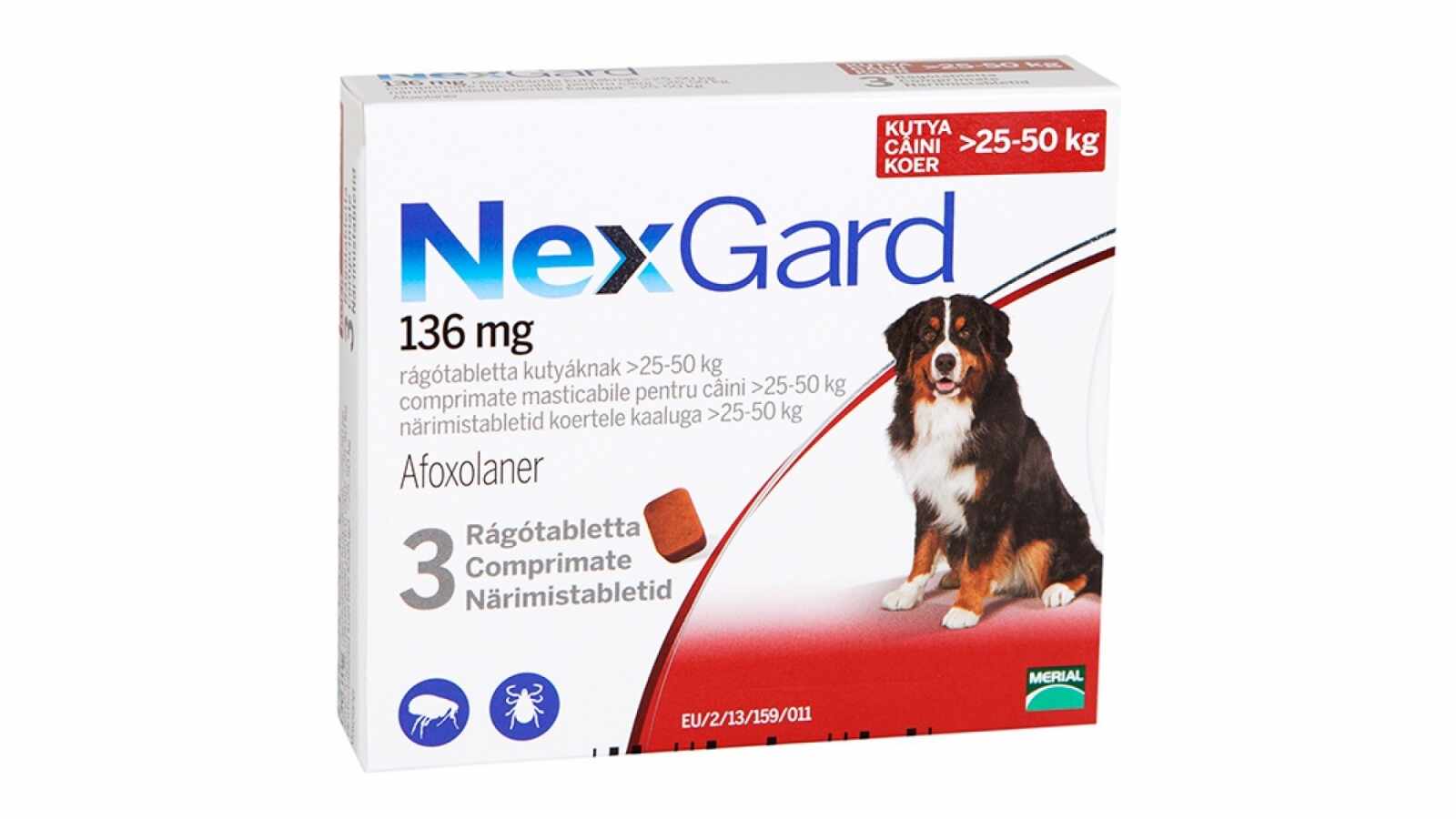 Nexgard Dog XL 25-50 Kg 136 Mg x 1 Tableta