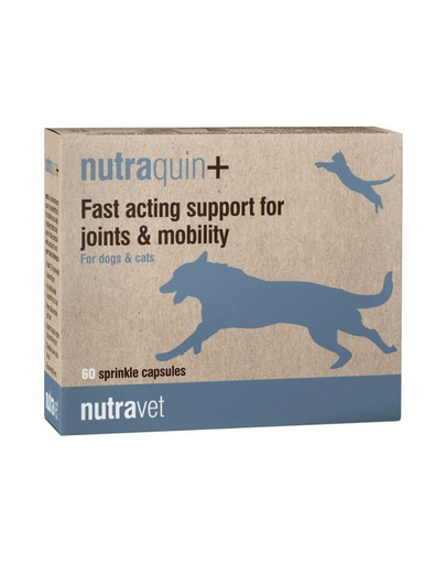 NUTRAVET Nutraquin+ 60 tablete articulatii caini si pisici