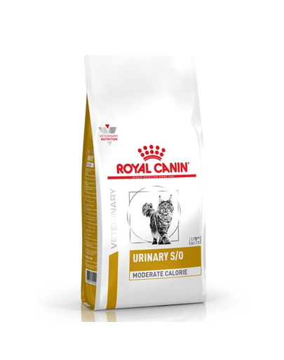 ROYAL CANIN Vet Cat Urinary S/O Moderate Calorie 400 g hrana dietetica cu continut scazut de calorii pentru pisici cu tulburari ale tractului urinar inferior, spre supraponderale