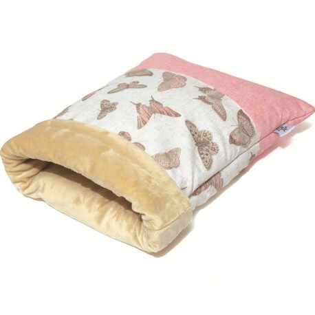 Culcus Sac de Dormit Blanita Fancy Pentru Caini si Pisici 40/50 Roz