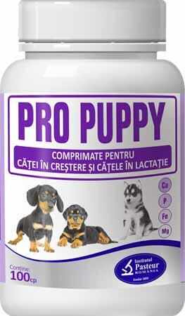 Pro-Puppy 100 Tablete Supliment Nutritiv Pentru Caini