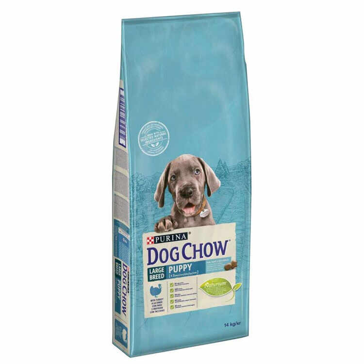 Purina Dog Chow Puppy Large Breed Curcan, 14 Kg