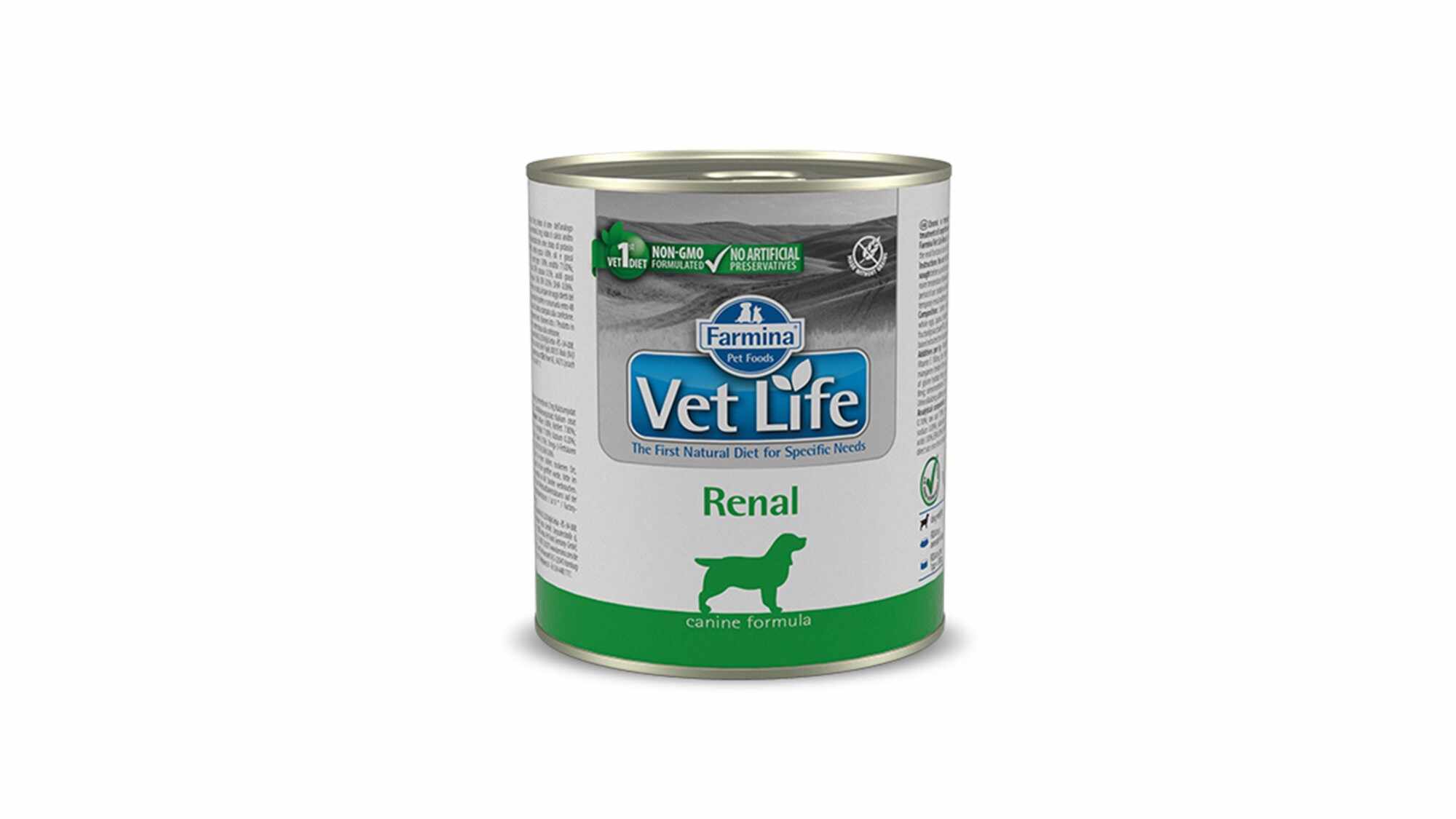 Vet Life Natural Diet Dog Renal Conserva 300 Gr